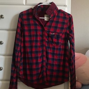 Hollister Red/Blue Flannel